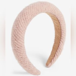 Knit sweater headband